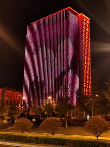 威海綠軸中央商務(wù)區(qū)亮化工程